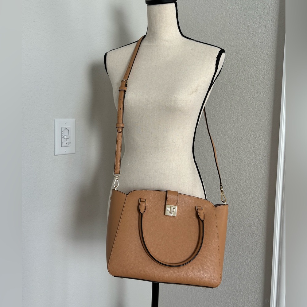 Kate Spade Tiramisu Leather Crossbody Purse 💖♠️